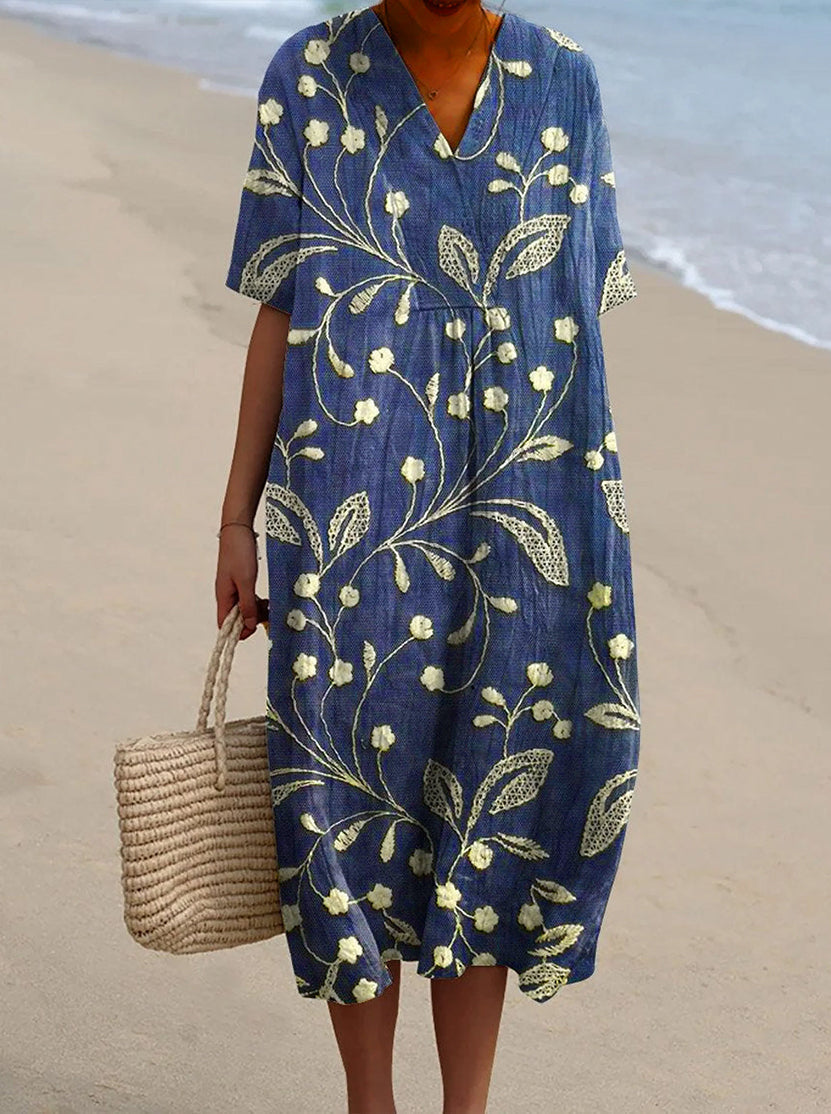 Isabelle – Vintage Floral Dress – Limited Edition