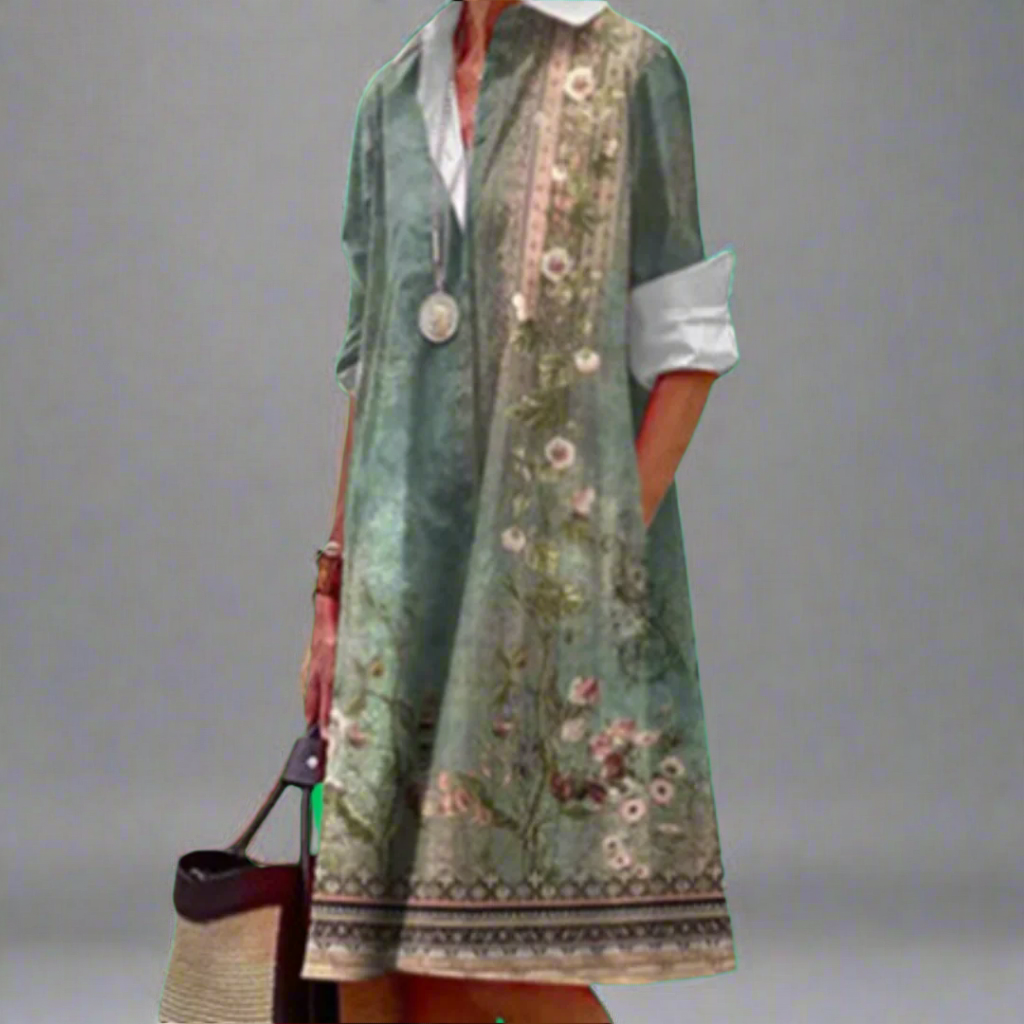 Olga™ | Luxe Midi Dress for Effortless Elegance