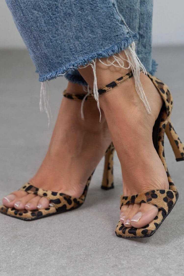 Giulia™ | Animal Print High Heel Sandals