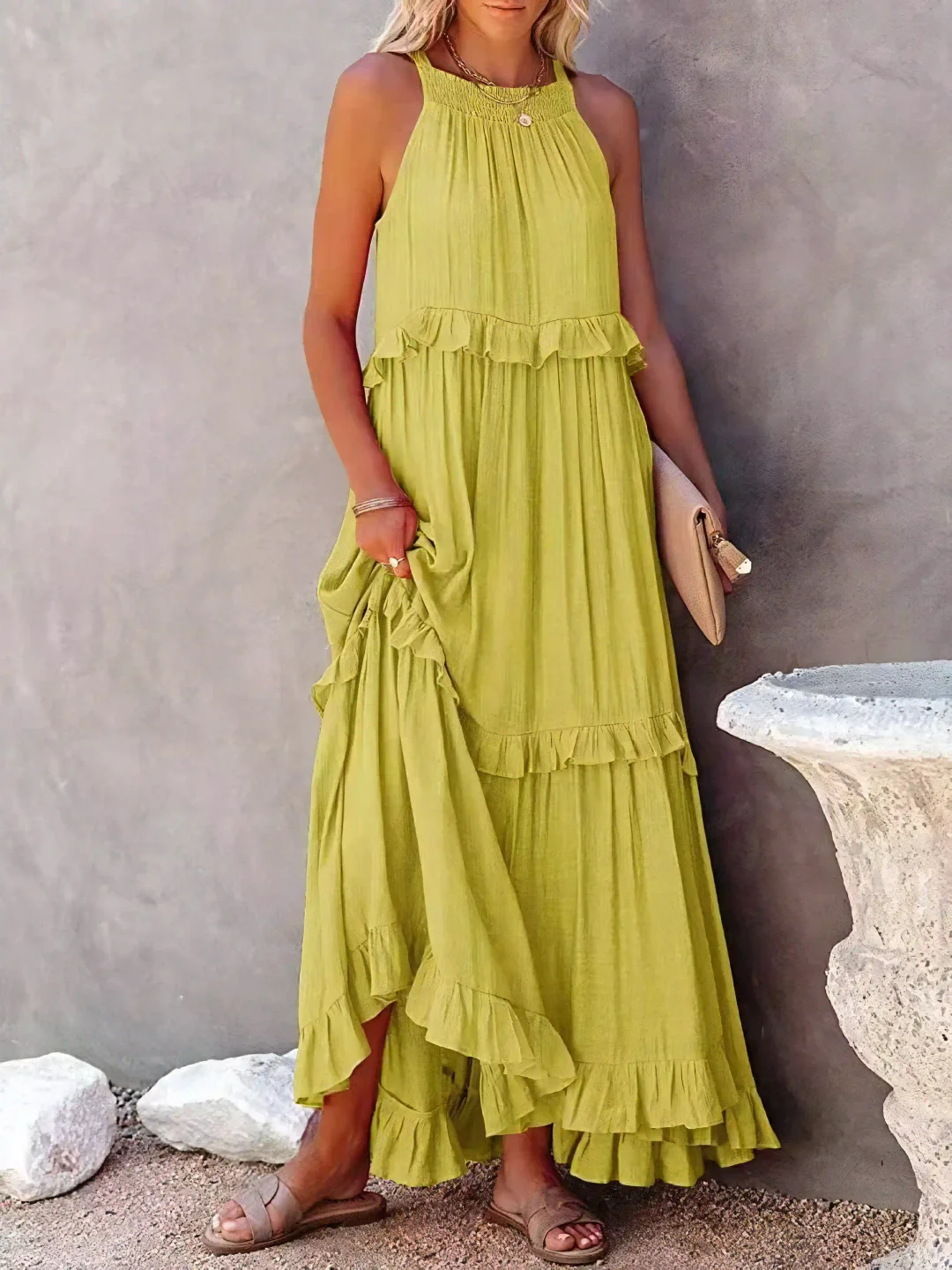 Darcey™ Ruffle Breeze Maxi Dress