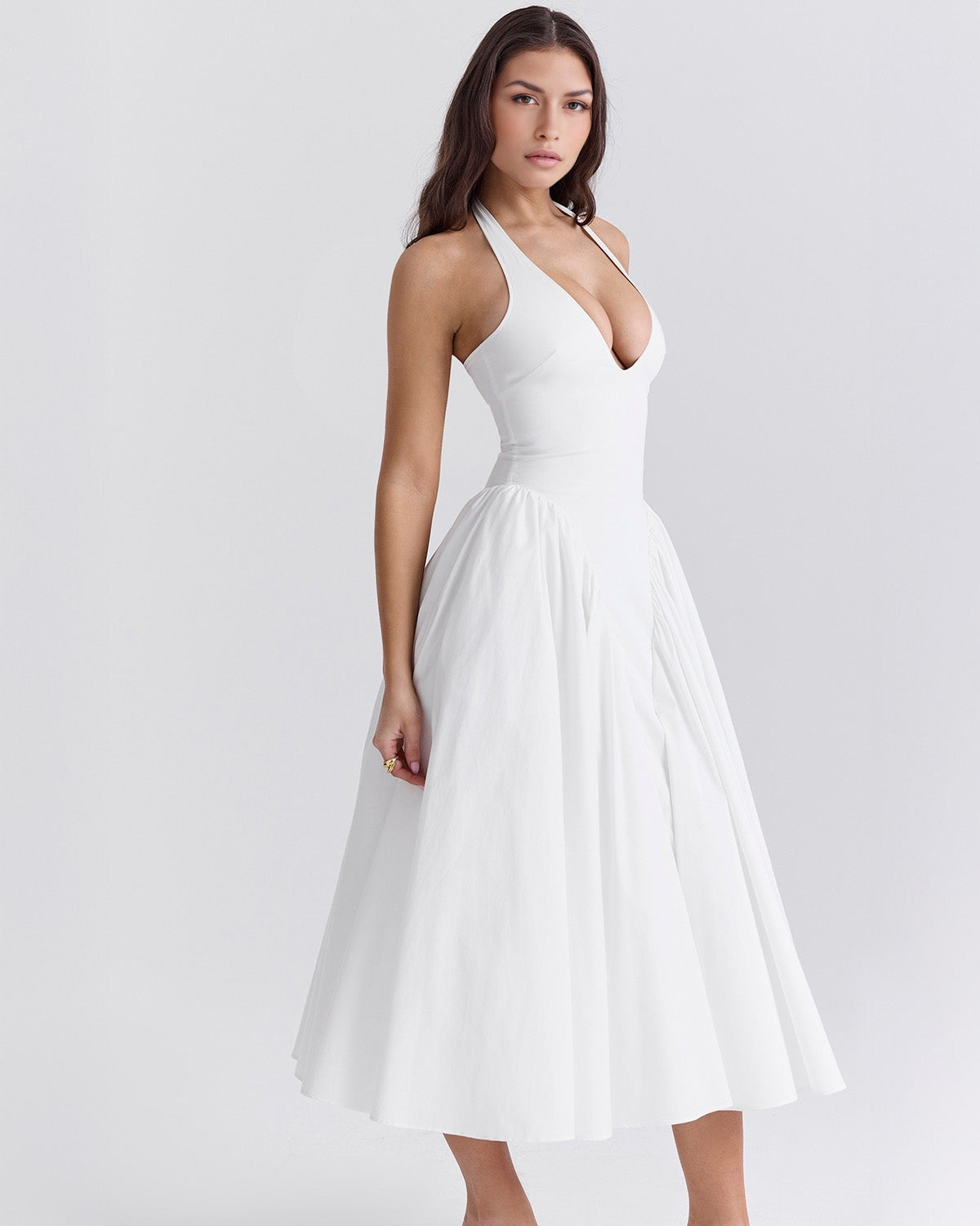 Monroe – Iconic Style Red Midi Dress