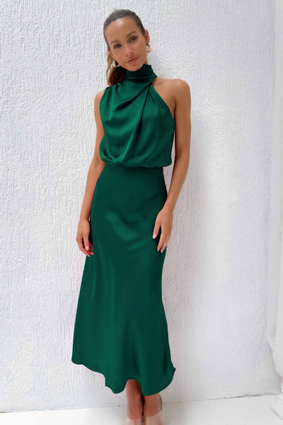 Verona™ | Long Satin Dress