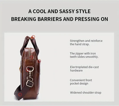 Large Leather Men's Luggage Bag | Lynx