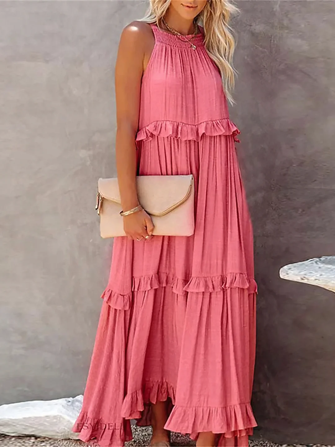 Darcey™ Ruffle Breeze Maxi Dress