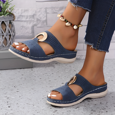 Angelica - Comfortable Slip On Sandals