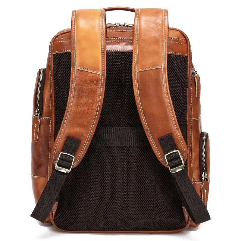 Tan Leather Backpack | Corbinian