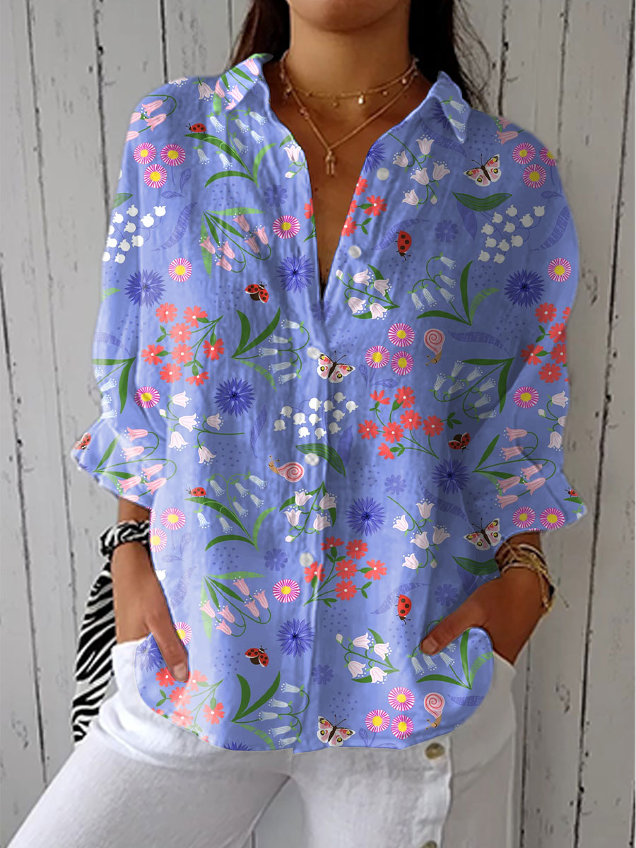 Diane - Bloom Meadow Blouse