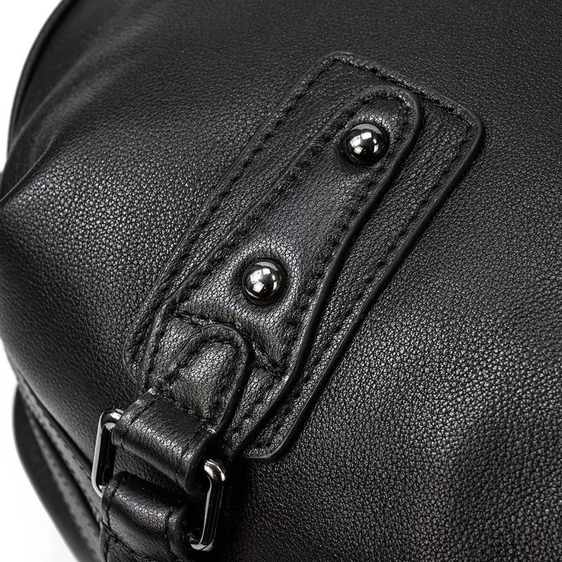 Black Leather Holdall | Zion