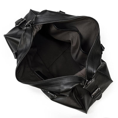 Black Leather Holdall | Zion
