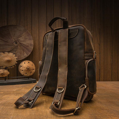 Brown Leather Backpack | Journey