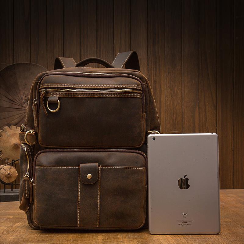 Brown Leather Backpack | Journey