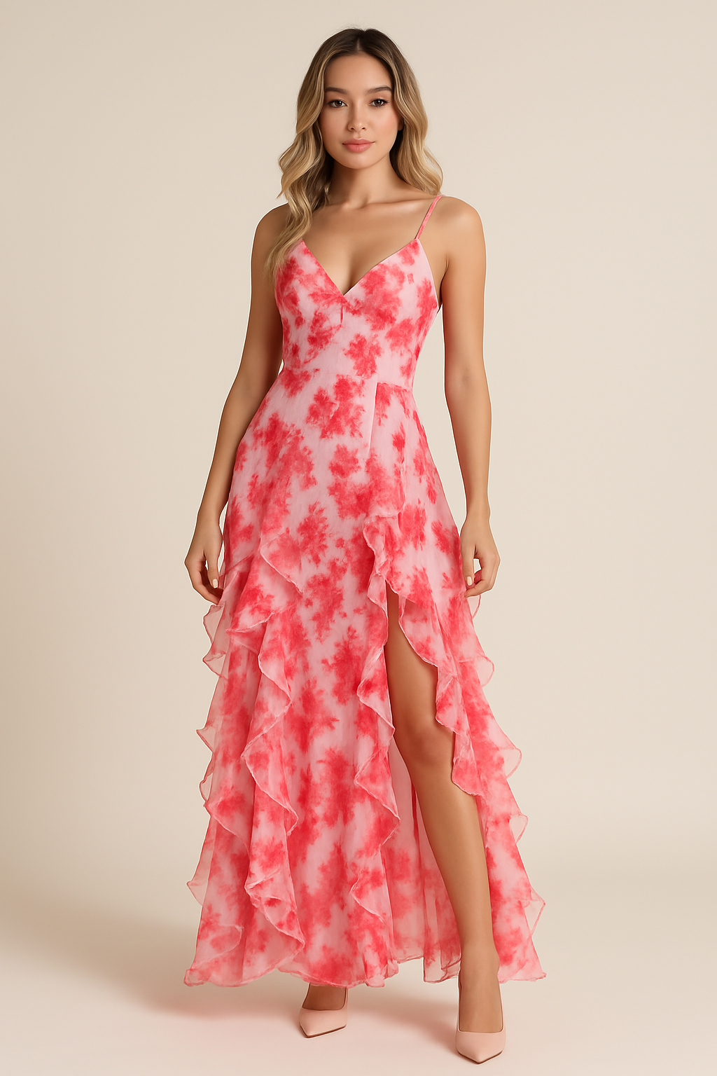 Fiona™ Ruffled Floral Dress