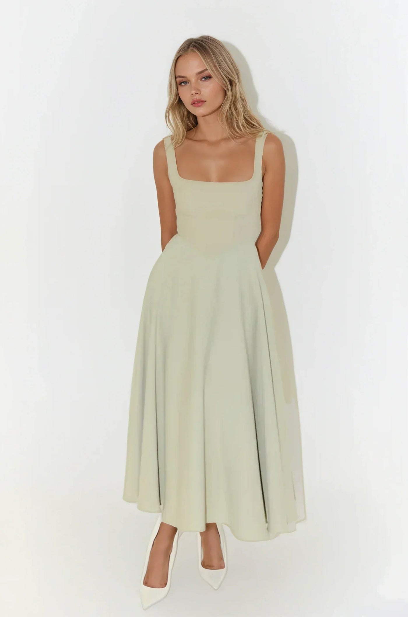 Mina - Long Dress with Adjustable Straps