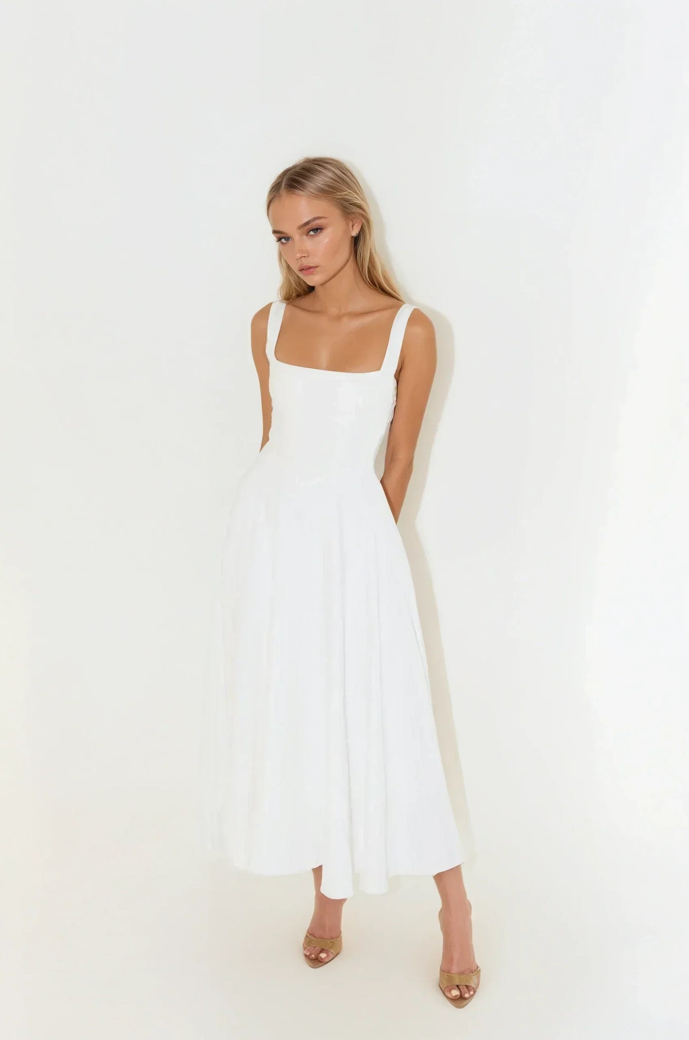 Mina - Long Dress with Adjustable Straps