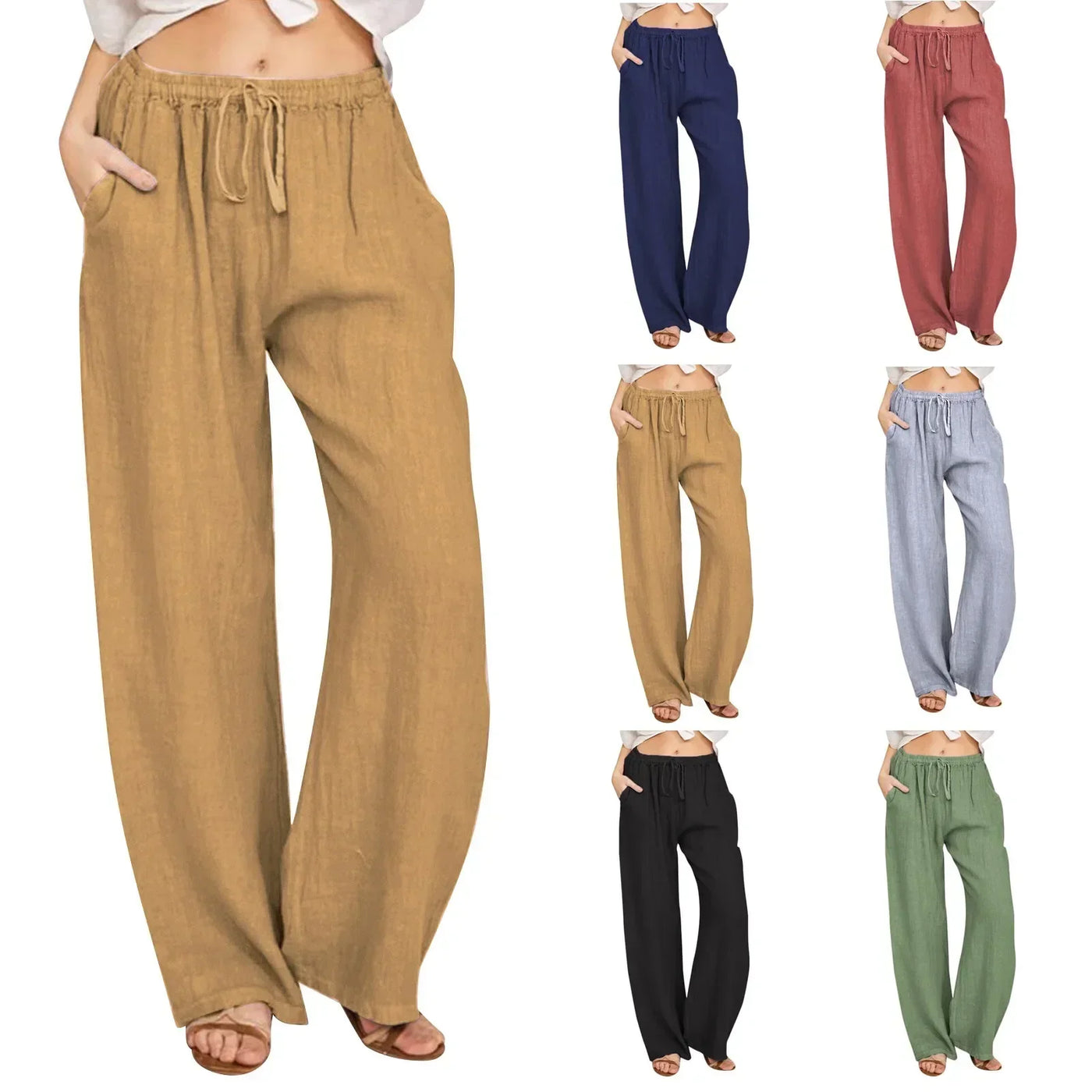 Julia - Comfortable Cotton Linen Pants
