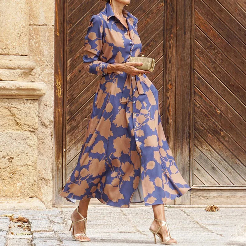 Diana - Elegant Dress with V-Neck