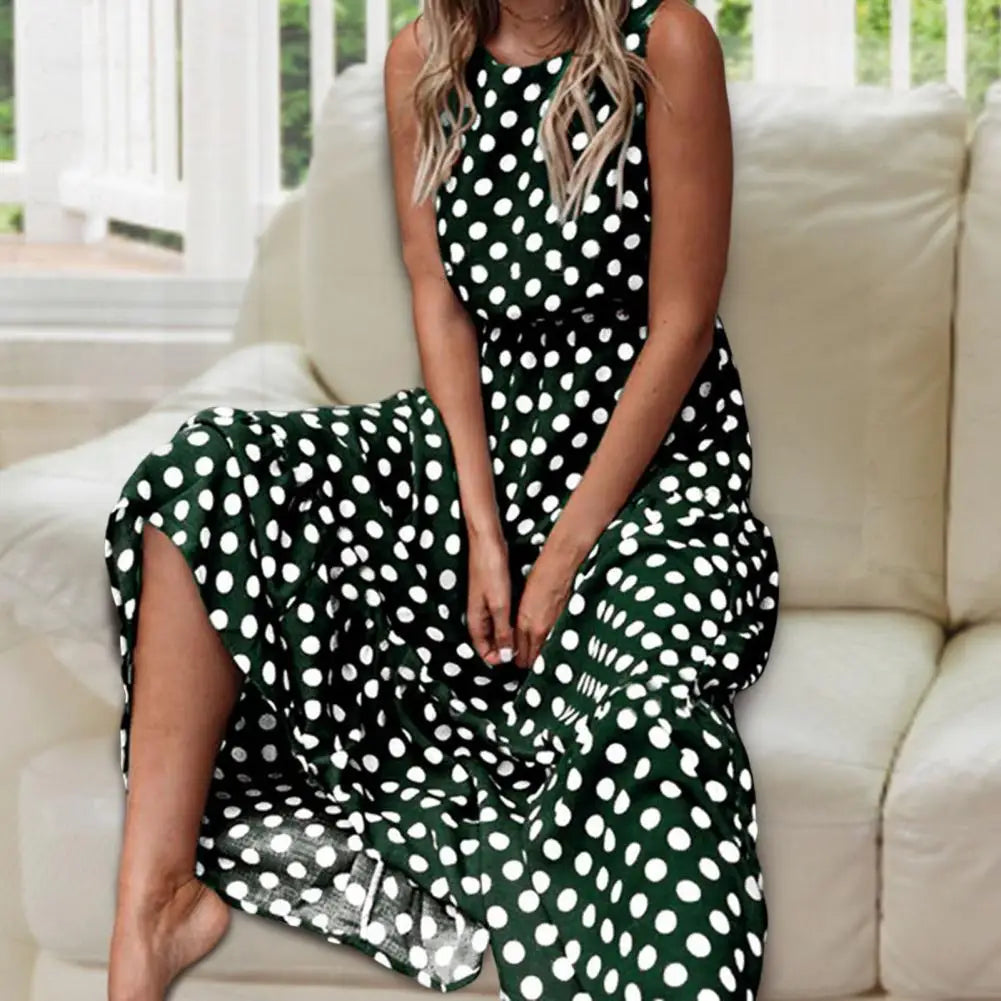 Capri™ | Dotted Maxi Dress
