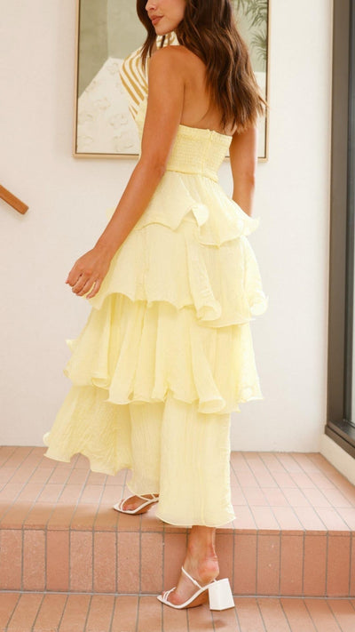 Kate | Tiered Ruffle Maxi Dress