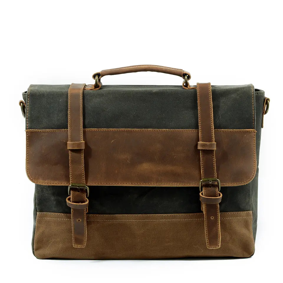 Waxed Canvas Messenger Bag | Phoenix