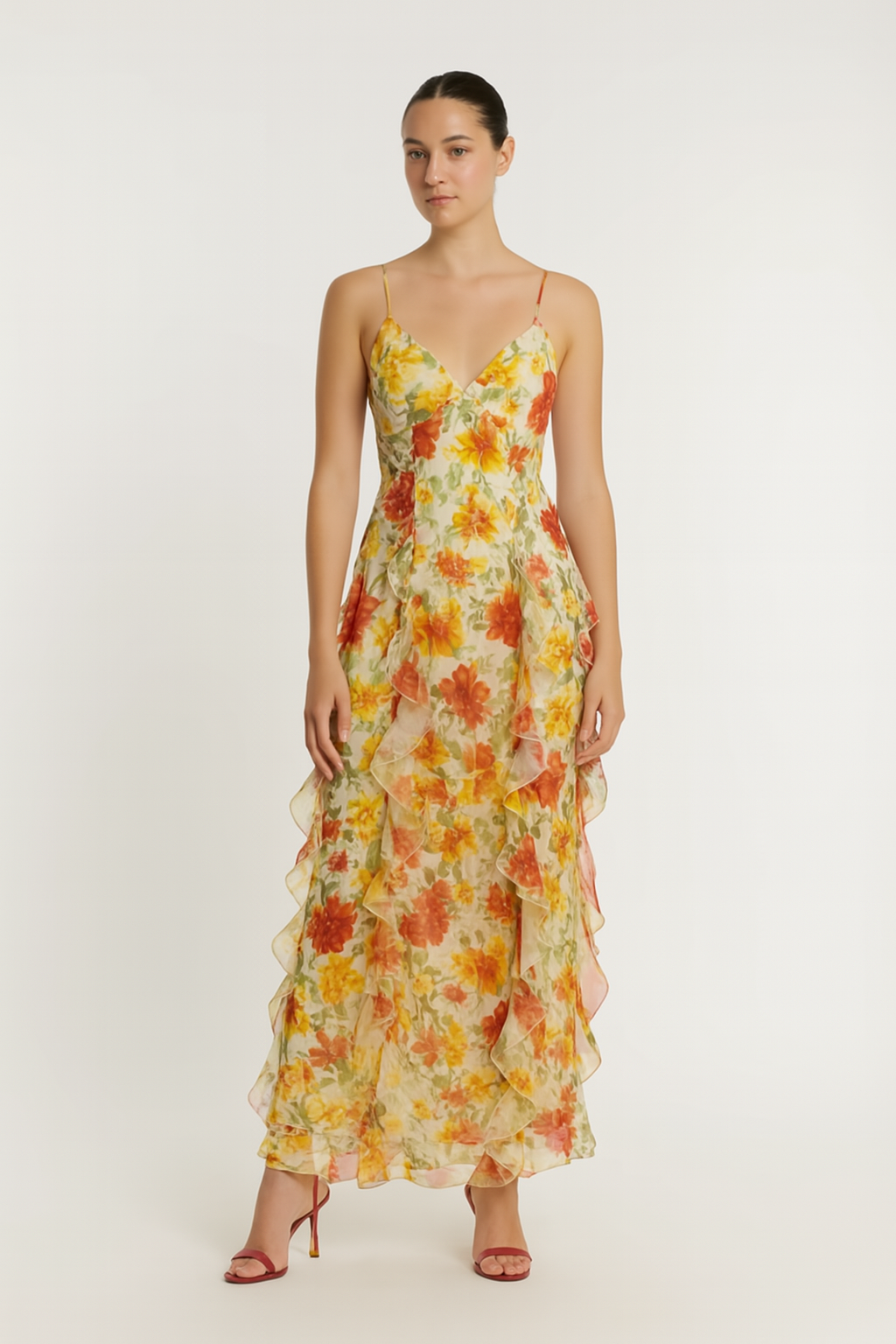 Fiona™ Ruffled Floral Dress