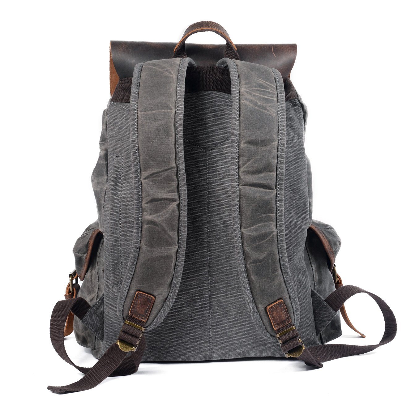 Canvas Leather Backpack | Ridge