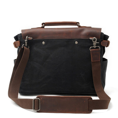 Canvas Crossbody Messenger Bag | Caius