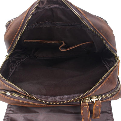 Brown Leather Backpack | Stellan
