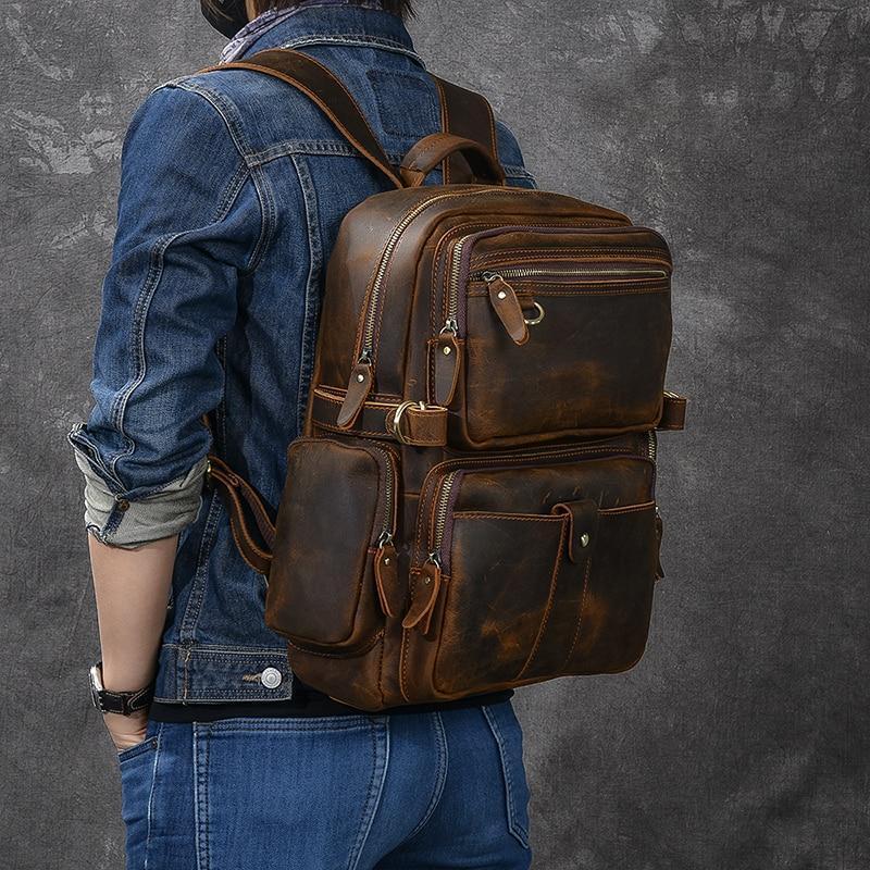 Brown Leather Backpack | Journey