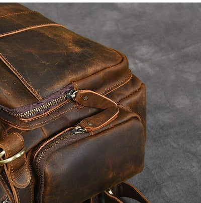 Brown Leather Backpack | Journey