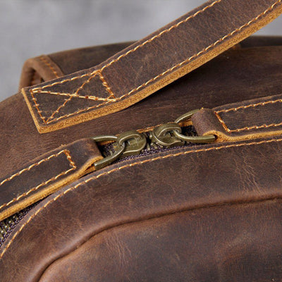 Tan Leather Backpack | Corbinian