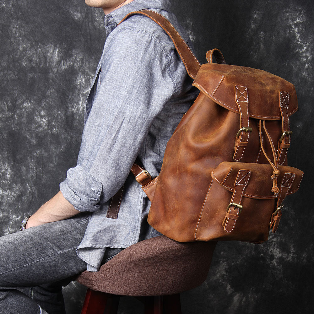 Leather Knapsack | Weston