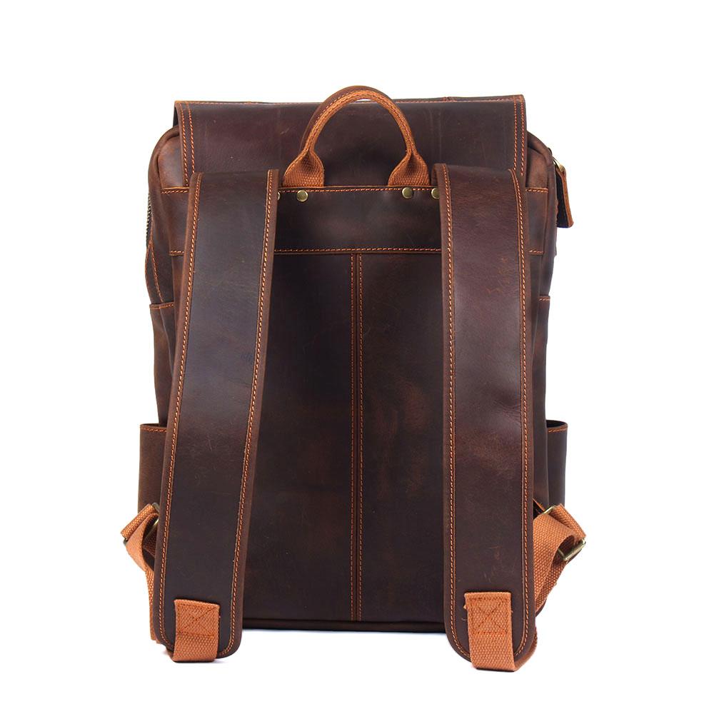 Brown Leather Backpack | Stellan