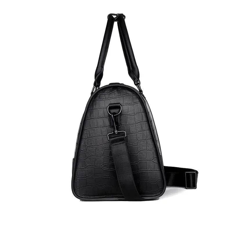 Premium Leather Weekender Duffle Bag | Ignatius