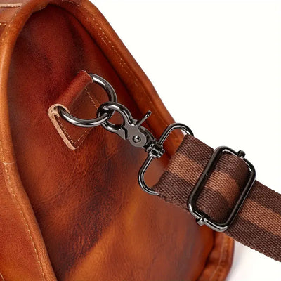 Large Leather Men's Luggage Bag | Lynx