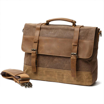 Waxed Canvas Messenger Bag | Phoenix