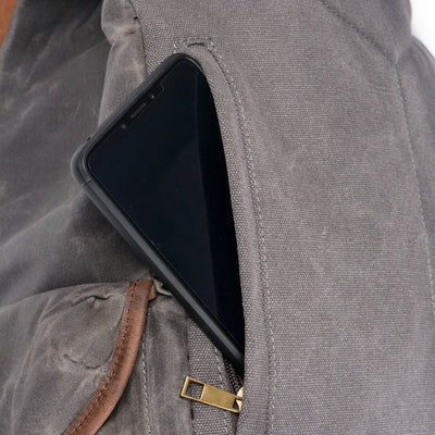 Canvas Leather Backpack | Ridge