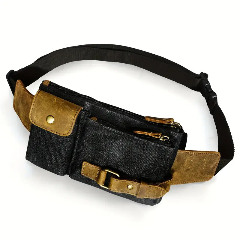 Vintage Leather Waist Bag | Zavier