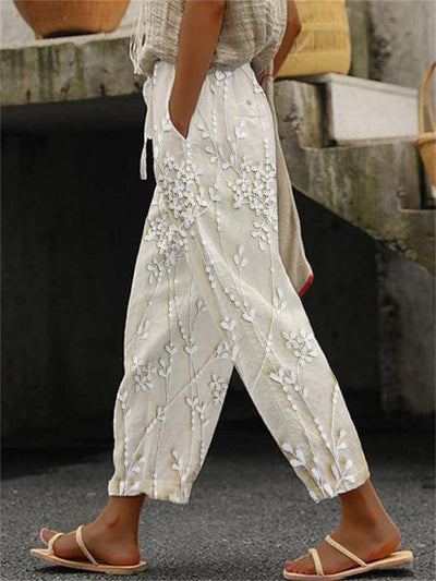 Zoey™ - Vine Printed Trousers