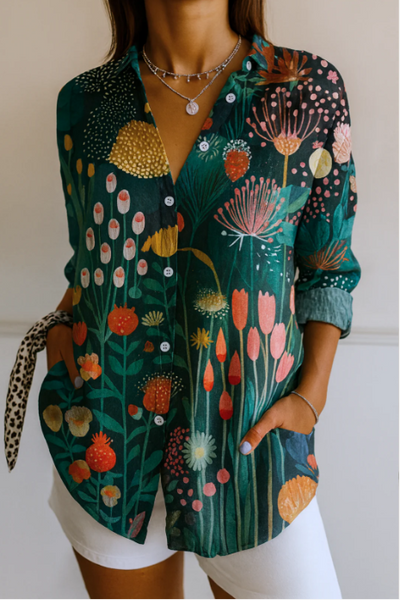 Astrid™  | Colorful Pattern Blouse