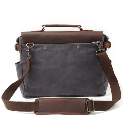 Canvas Crossbody Messenger Bag | Caius