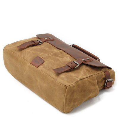 Canvas Crossbody Messenger Bag | Caius