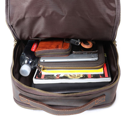 Leather Laptop Rucksack | Yates
