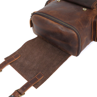 Leather Laptop Backpack | York