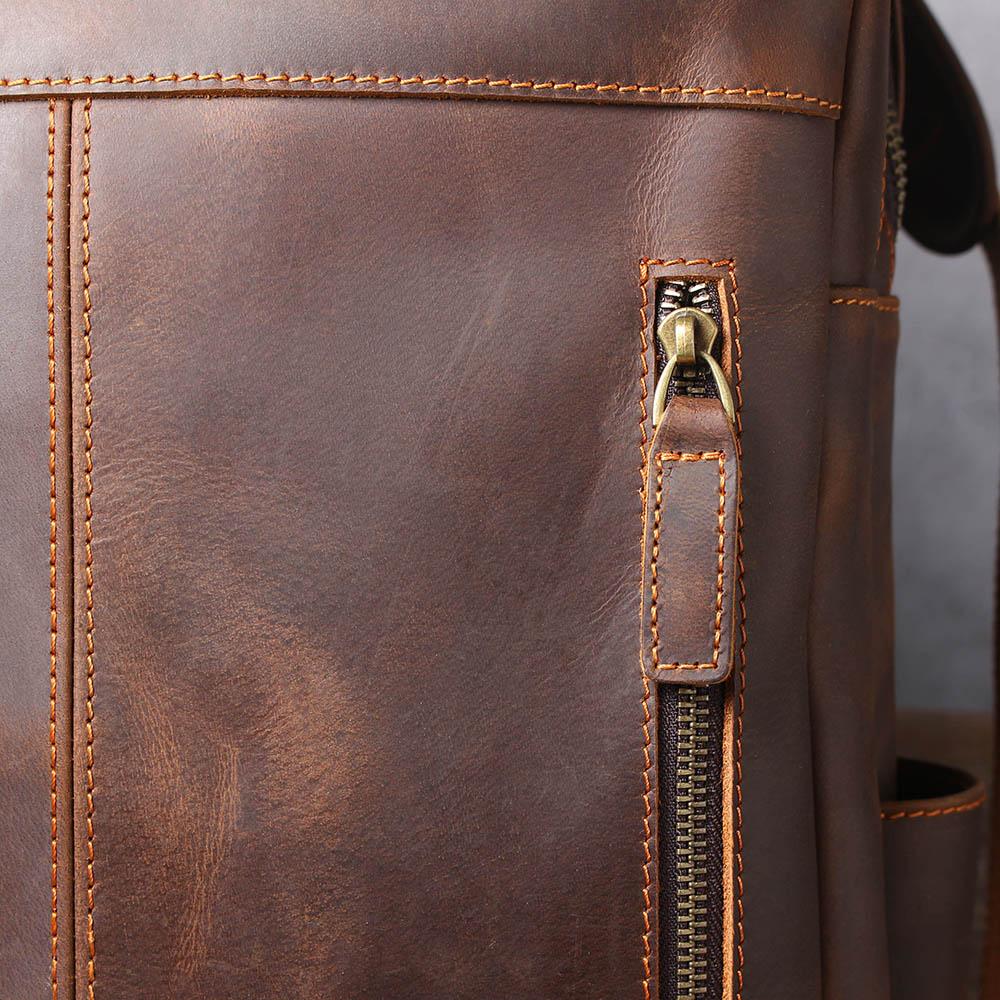 Brown Leather Backpack | Stellan