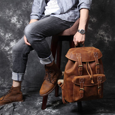 Leather Knapsack | Weston