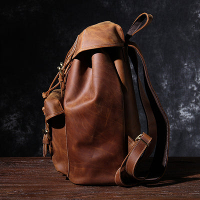 Leather Briefcase Crossbody Bag | Kaelen