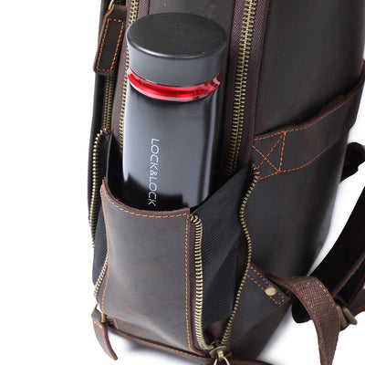 Leather Laptop Rucksack | Yates