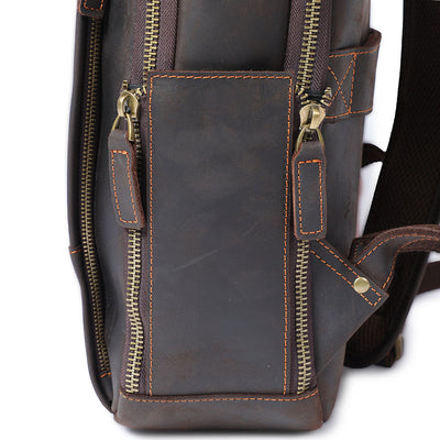 Leather Laptop Rucksack | Yates