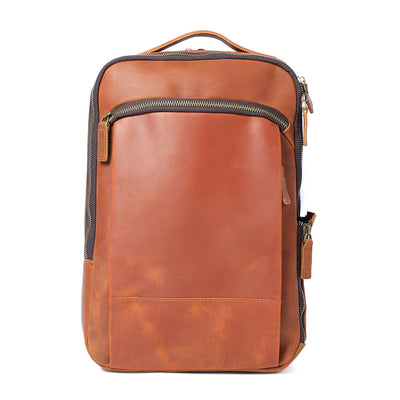 Leather Laptop Rucksack | Yates