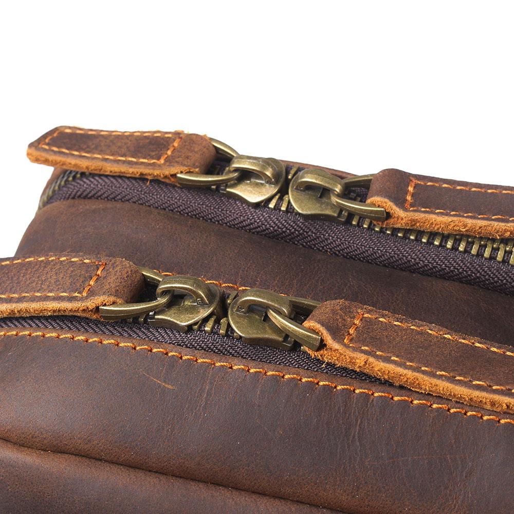 Brown Leather Backpack | Stellan